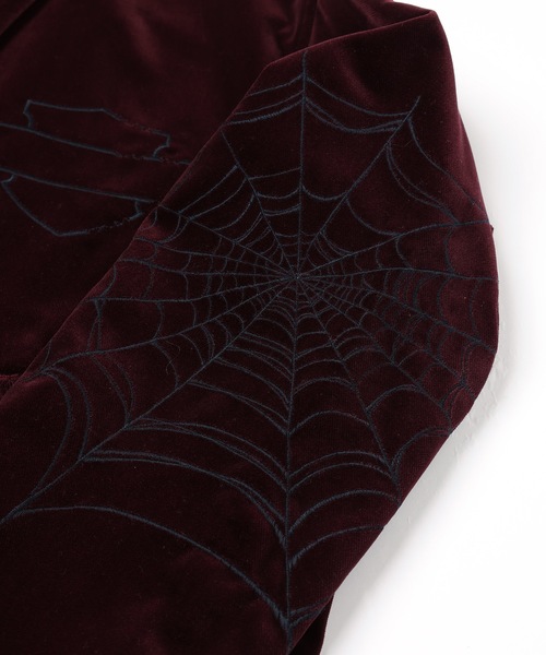 Jieda(ジエダ)の「SPYDER EMBROIDERY JACKET(ブルゾン・メンズ・ワインレッド/ブラック・1/2)」の18枚目の写真