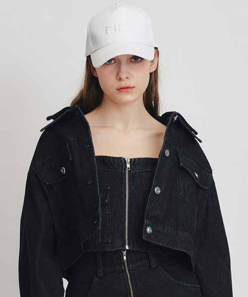 REDYAZEL（レディアゼル）の「【Denim Series】ダブルカラーデニムジャケット（デニムジャケット・レディース・ダークブルー/ブルー/ブラック・FREE）」の2枚目の写真