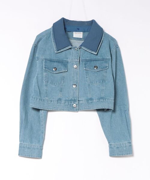 REDYAZEL（レディアゼル）の「【Denim Series】ダブルカラーデニムジャケット（デニムジャケット・レディース・ダークブルー/ブルー/ブラック・FREE）」の5枚目の写真