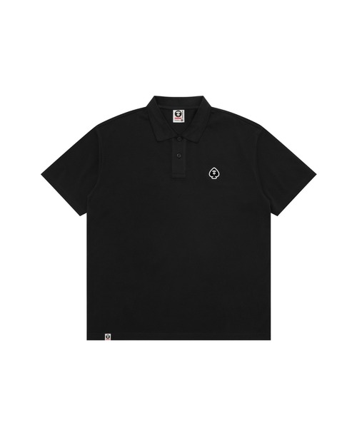 AAPE BY A BATHING APE（エーエイプバイアベイシングエイプ）の「AAPE NOW SPADES POLO（ポロシャツ・メンズ・アイボリー/ブラック/ネイビー・SMALL/MEDIUM/X-LARGE/LARGE/XX-LARGE）」の3枚目の写真