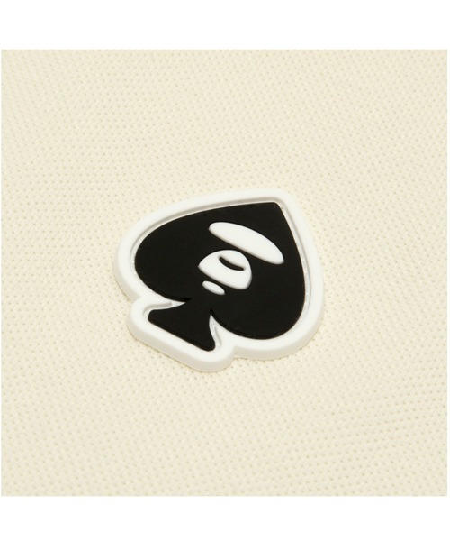 AAPE BY A BATHING APE（エーエイプバイアベイシングエイプ）の「AAPE NOW SPADES POLO（ポロシャツ・メンズ・アイボリー/ブラック/ネイビー・SMALL/MEDIUM/X-LARGE/LARGE/XX-LARGE）」の7枚目の写真