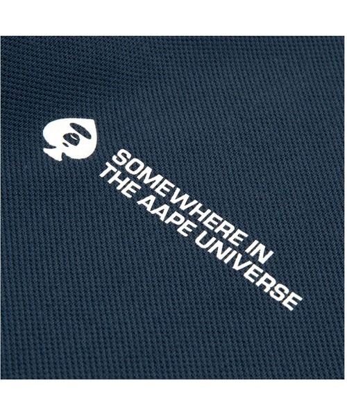 AAPE BY A BATHING APE（エーエイプバイアベイシングエイプ）の「AAPE NOW SPADES POLO（ポロシャツ・メンズ・アイボリー/ブラック/ネイビー・SMALL/MEDIUM/X-LARGE/LARGE/XX-LARGE）」の5枚目の写真