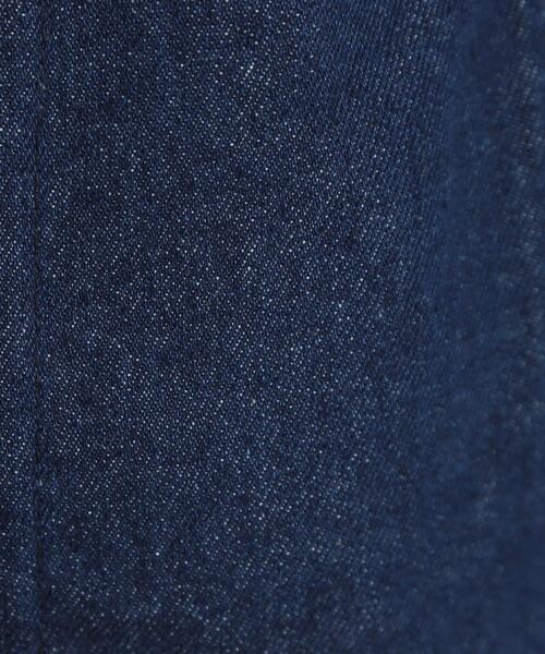 couture brooch（クチュールブローチ）の「【洗える・綿100％】パール調ボタン デニムジャケット（デニムジャケット・レディース・ネイビー/ライトブルー・42/40/38/36）」の17枚目の写真