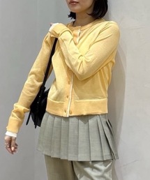 バイカラーニットカーデ