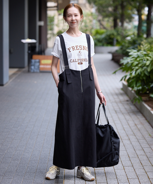 Champion(チャンピオン)の「Champion/チャンピオン SLOBE別注 ロゴTシャツ(Tシャツ/カットソー・レディース・アイボリー/ピンク/ホワイト/ネイビー・FREE)」の12枚目の写真