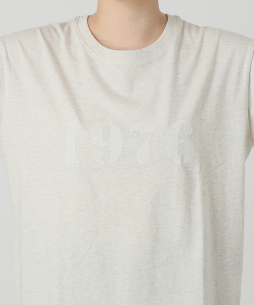 Champion(チャンピオン)の「Champion/チャンピオン SLOBE別注 ロゴTシャツ(Tシャツ/カットソー・レディース・アイボリー/ピンク/ホワイト/ネイビー・FREE)」の17枚目の写真
