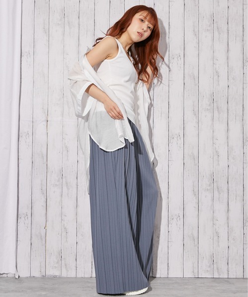 GORGE(ゴージ)の「《リブ ラウンドネック》タンクトップ/カジュアル/オールシーズン/全6色(タンクトップ・レディース・ブラウン/ライム/ブラック/その他/オフホワイト/チャコール・F)」の21枚目の写真
