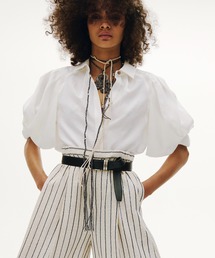 RUMCHE（ラムシェ）の「RUMCHE Bond Yarn Collar Blouse（シャツ 