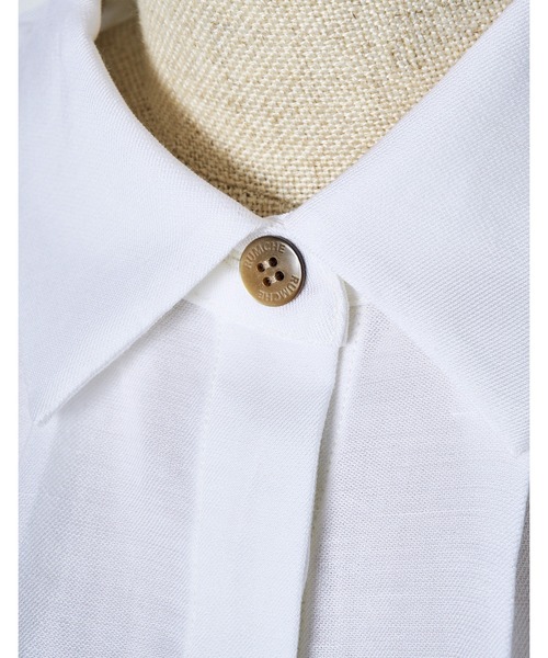 RUMCHE(ラムシェ)の「Ballon Sleeve Shirt / バルーンスリーブシャツ(シャツ/ブラウス・レディース・ホワイト/ブラック・FREE)」の14枚目の写真