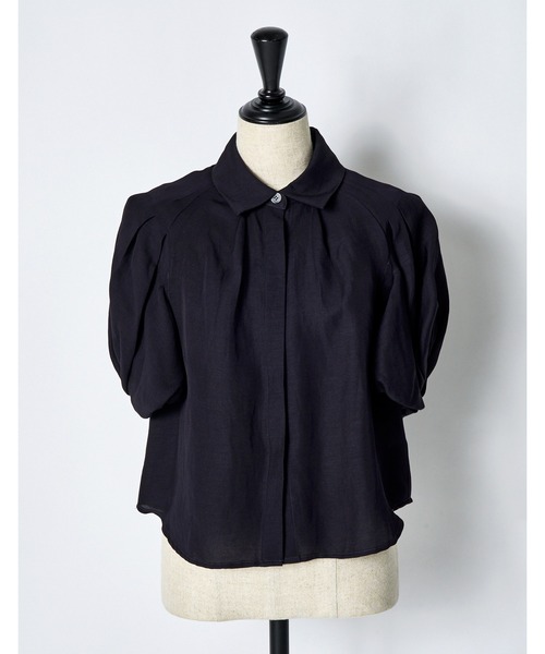RUMCHE(ラムシェ)の「Ballon Sleeve Shirt / バルーンスリーブシャツ(シャツ/ブラウス・レディース・ホワイト/ブラック・FREE)」の12枚目の写真