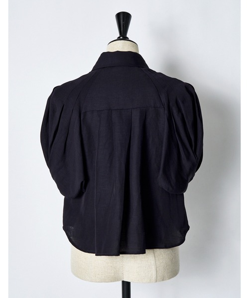 RUMCHE(ラムシェ)の「Ballon Sleeve Shirt / バルーンスリーブシャツ(シャツ/ブラウス・レディース・ホワイト/ブラック・FREE)」の10枚目の写真