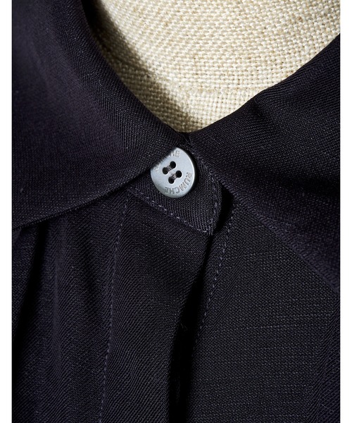 RUMCHE(ラムシェ)の「Ballon Sleeve Shirt / バルーンスリーブシャツ(シャツ/ブラウス・レディース・ホワイト/ブラック・FREE)」の4枚目の写真
