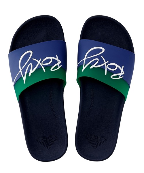 ROXY(ロキシー)の「ROXY ウィメンズ SLIPPY HYDRO2 ファッションサンダル 【2026年春夏モデル】(サンダル・レディース・ブラック/ネイビー/ホワイト・LARGE/SMALL/MEDIUM)」の3枚目の写真