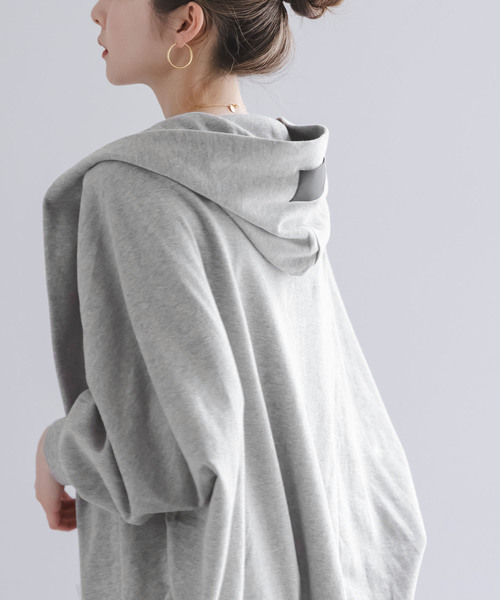 COGTHEBIGSMOKE（コグザビッグスモーク）の「《WEB限定追加》COG THE BIGSMOKE/コグザビッグスモーク NICOLETTE BORERO HOODY（パーカー・レディース・ライトグレー/ブラック・FREE）」の15枚目の写真