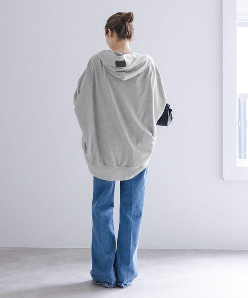 COGTHEBIGSMOKE（コグザビッグスモーク）の「《WEB限定追加》COG THE BIGSMOKE/コグザビッグスモーク NICOLETTE BORERO HOODY（パーカー・レディース・ライトグレー/ブラック・FREE）」の17枚目の写真