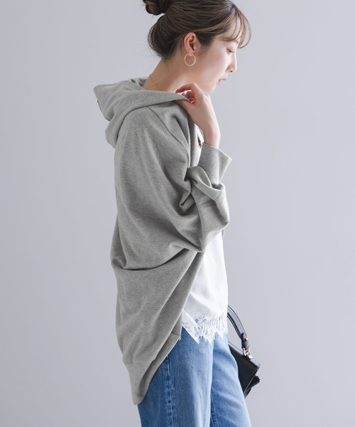 COGTHEBIGSMOKE（コグザビッグスモーク）の「《WEB限定追加》COG THE BIGSMOKE/コグザビッグスモーク NICOLETTE BORERO HOODY（パーカー・レディース・ライトグレー/ブラック・FREE）」の19枚目の写真