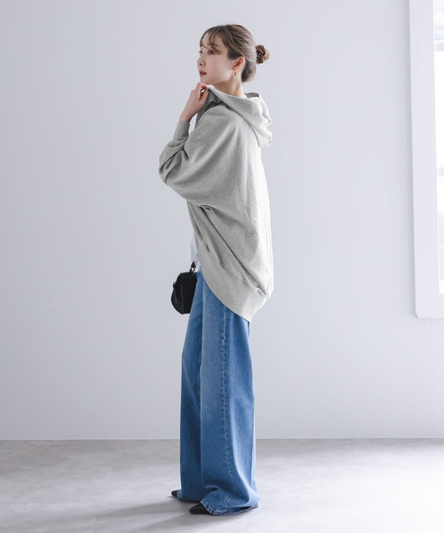 COGTHEBIGSMOKE（コグザビッグスモーク）の「《WEB限定追加》COG THE BIGSMOKE/コグザビッグスモーク NICOLETTE BORERO HOODY（パーカー・レディース・ライトグレー/ブラック・FREE）」の22枚目の写真