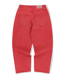 GRAFFITI BAGGY DENIM PANTS (PINK)