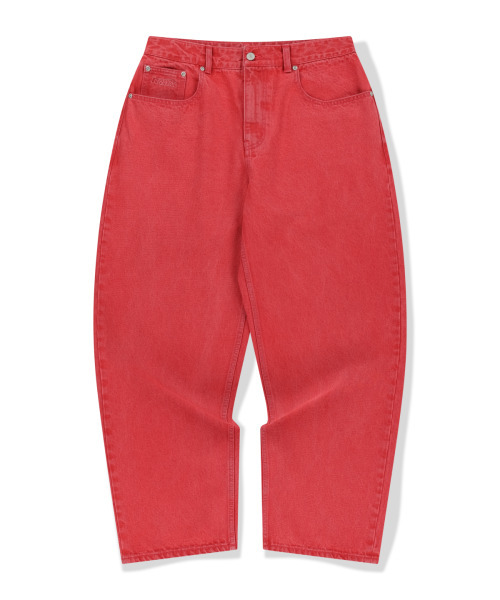 WKNDRS（ウィーキャンドース）の「GRAFFITI BAGGY DENIM PANTS (PINK)（デニムパンツ・レディース・その他・SMALL/MEDIUM/LARGE/X-LARGE）」の2枚目の写真