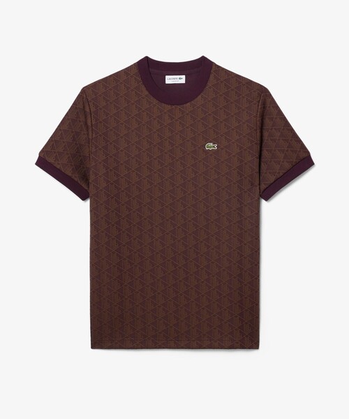 モノグラムジャカードTシャツ（Tシャツ/カットソー）｜LACOSTE