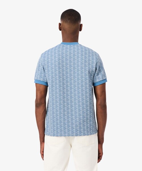 LACOSTE(ラコステ)の「モノグラムジャカードTシャツ(Tシャツ/カットソー・メンズ・ライトベージュ/ライトブルー/グレー/ダークブラウン・5/3/4/2/6)」の20枚目の写真