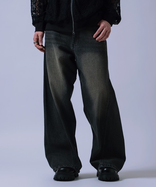 improves(インプローブス)の「カーブ ストレート デニムパンツ(デニムパンツ・メンズ・ブラック/インディゴブルー・X-LARGE/LARGE/MEDIUM)」の3枚目の写真