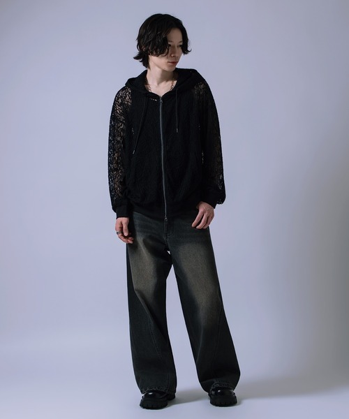 improves(インプローブス)の「カーブ ストレート デニムパンツ(デニムパンツ・メンズ・ブラック/インディゴブルー・X-LARGE/LARGE/MEDIUM)」の6枚目の写真