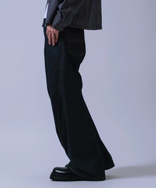 improves(インプローブス)の「カーブ ストレート デニムパンツ(デニムパンツ・メンズ・ブラック/インディゴブルー・X-LARGE/LARGE/MEDIUM)」の8枚目の写真
