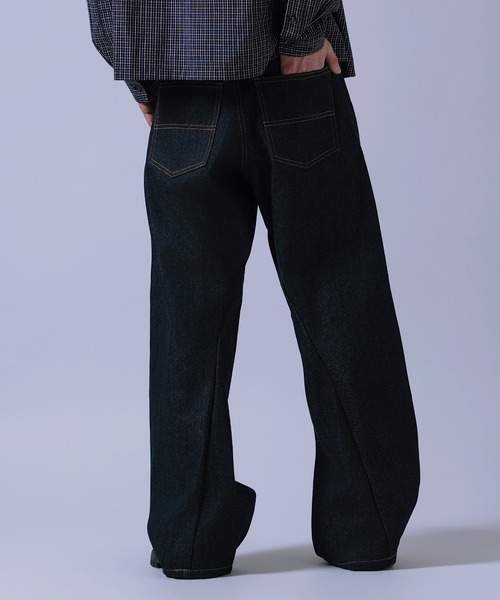 improves(インプローブス)の「カーブ ストレート デニムパンツ(デニムパンツ・メンズ・ブラック/インディゴブルー・X-LARGE/LARGE/MEDIUM)」の9枚目の写真