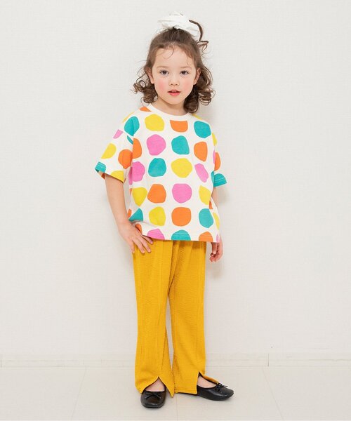 BREEZE(ブリーズ)の「【リンク/WEB限定】レトロ総柄半袖Tシャツ(Tシャツ/カットソー・キッズ・オレンジ/ブラウン/サーモンピンク/ブラック/カーキ/サックスブルー/オフホワイト・90/100/110/120/130/140)」の14枚目の写真