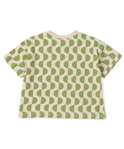 BREEZE(ブリーズ)の「【リンク/WEB限定】レトロ総柄半袖Tシャツ(Tシャツ/カットソー・キッズ・オレンジ/ブラウン/サーモンピンク/ブラック/カーキ/サックスブルー/オフホワイト・90/100/110/120/130/140)」の20枚目の写真