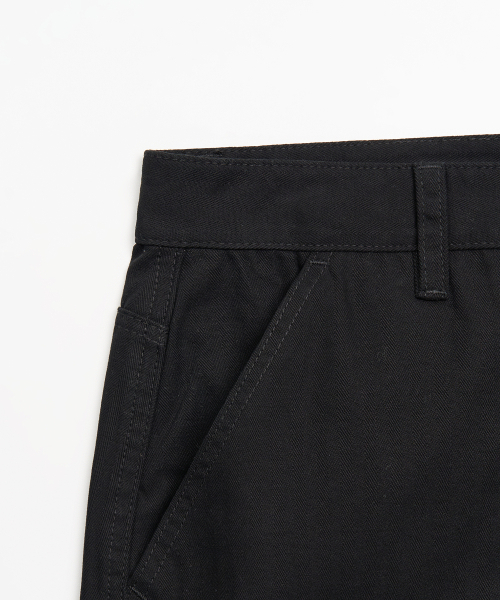 TOFFEE(トフィー)の「コットンカーゴハーフパンツ (ブラック)(その他パンツ・メンズ・その他・SMALL/MEDIUM/LARGE/X-LARGE)」の8枚目の写真