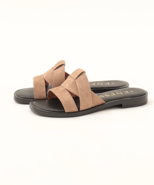 eness（エネス）の「【ENESS/ エネス】クロスカバーサンダル（サンダル・レディース・ベージュ/ブラック・38/37/36）」の6枚目の写真