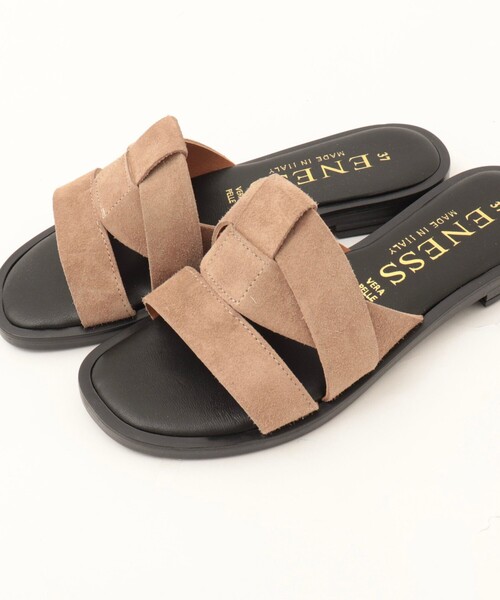 eness（エネス）の「【ENESS/ エネス】クロスカバーサンダル（サンダル・レディース・ベージュ/ブラック・38/37/36）」の12枚目の写真