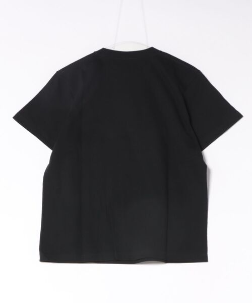 THRASHER（スラッシャー）の「STICKER LOGO S/S T-SHIRTS/THRASHER スラッシャー 半袖Tシャツ／ステッカーロゴ プリントT ロゴT ストリート スケート ユニセックス（Tシャツ/カットソー・メンズ・ホワイト×ブルー/ブラック×ブルー・LARGE/MEDIUM/SMALL/X-LARGE）」の3枚目の写真