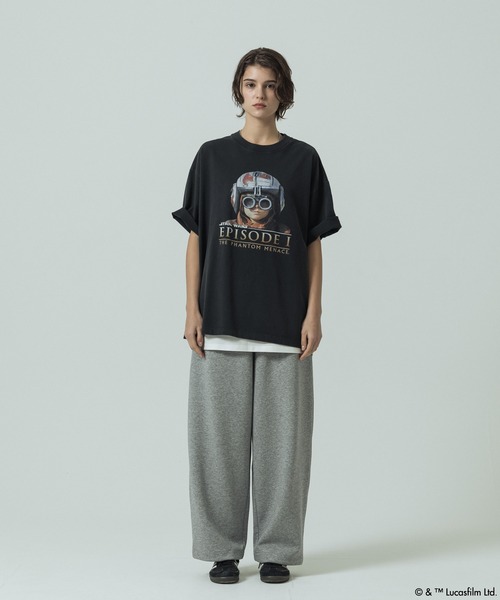 SLICK（スリック）の「【SLICK/スリック】SLICK / STAR WARS / Printed T-shirt 04/スターウォーズ / パウダー加工プリントTシャツ /オーバーサイズ シルエット/ ビンテージ / ディズニー（Tシャツ/カットソー・メンズ・ホワイト/ブラック・3/2/1）」の10枚目の写真