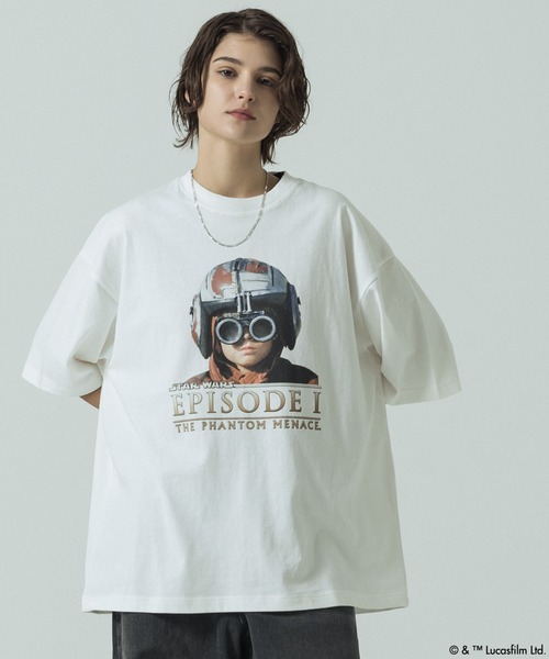 SLICK（スリック）の「【SLICK/スリック】SLICK / STAR WARS / Printed T-shirt 04/スターウォーズ / パウダー加工プリントTシャツ /オーバーサイズ シルエット/ ビンテージ / ディズニー（Tシャツ/カットソー・メンズ・ホワイト/ブラック・3/2/1）」の12枚目の写真