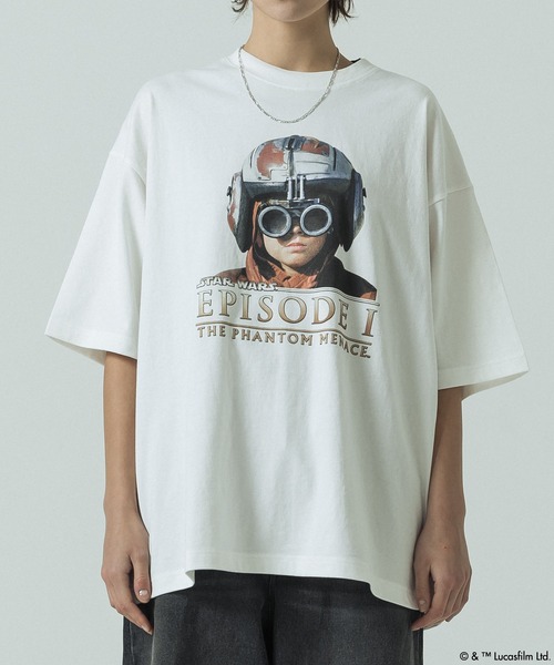 SLICK（スリック）の「【SLICK/スリック】SLICK / STAR WARS / Printed T-shirt 04/スターウォーズ / パウダー加工プリントTシャツ /オーバーサイズ シルエット/ ビンテージ / ディズニー（Tシャツ/カットソー・メンズ・ホワイト/ブラック・3/2/1）」の22枚目の写真