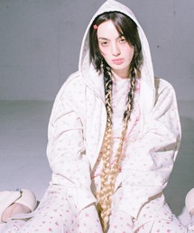 Little sunny bite | littlesunnybite/リトルサニーバイト/floral hoodie(パーカー)