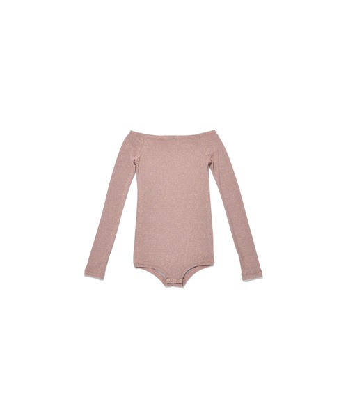 DLESS(ドレス)の「Offshoulder bodysuits/オフショルダーボディスーツ(Tシャツ/カットソー・レディース・ピンク系その他・XS/S)」の4枚目の写真