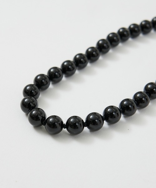 Rouge vif(ルージュヴィフ)の「【OCUCCI jewelry/オクチ ジュエリー】Stone Choker-onyx オキニスチョーカーネックレス(チョーカー・レディース・ブラック・フリー)」の10枚目の写真
