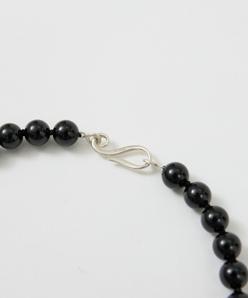 Rouge vif(ルージュヴィフ)の「【OCUCCI jewelry/オクチ ジュエリー】Stone Choker-onyx オキニスチョーカーネックレス(チョーカー・レディース・ブラック・フリー)」の11枚目の写真
