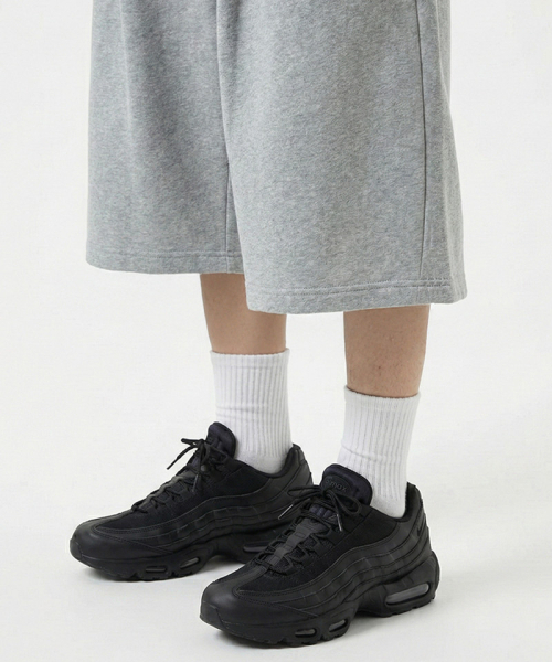UNDEROFF（アンダーオフ）の「バルーンカーブドスウェットバミューダパンツブラック（その他パンツ・メンズ・ブラック/ヘザーグレー/クリアブラック・LARGE/MEDIUM）」の5枚目の写真