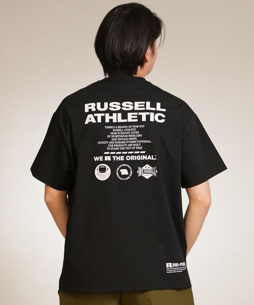 ラッセルノ★黒Tシャツ ムラサキスポーツ限定】RUSSELL ATHLETIC/ラッセルアスレチック 半袖 T