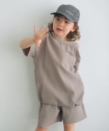 WILD THINGS（ワイルドシングス）の「【別注】<WILD THINGS> ポケット プルオーバー Tシャツ   キッズ 110cm-130cm（Tシャツ/カットソー）」