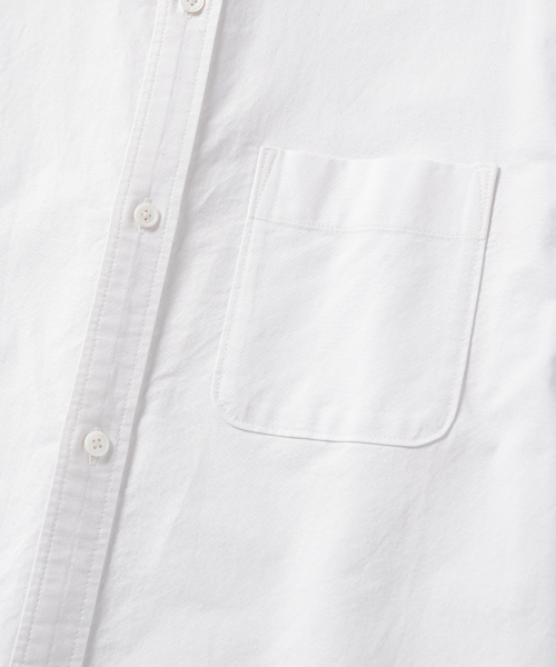 NONBLANK(ノンブランク)の「オックスフォードクロップLSシャツ_ホワイト(シャツ/ブラウス・メンズ・ホワイト・MEDIUM/LARGE/X-LARGE/SMALL)」の5枚目の写真