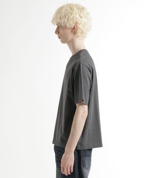 HARE(ハレ)の「【WEB限定 接触冷感】ユルネックVネックカット(HARE)(Tシャツ/カットソー・メンズ・ホワイト/ブラック/グレー・SMALL/MEDIUM)」の14枚目の写真