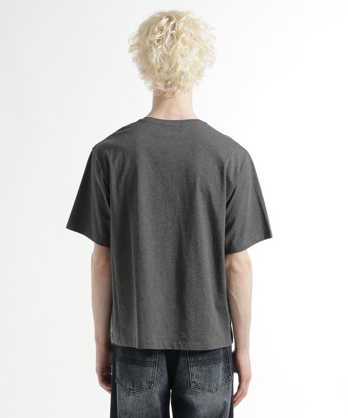 HARE(ハレ)の「【WEB限定 接触冷感】ユルネックVネックカット(HARE)(Tシャツ/カットソー・メンズ・ホワイト/ブラック/グレー・SMALL/MEDIUM)」の15枚目の写真