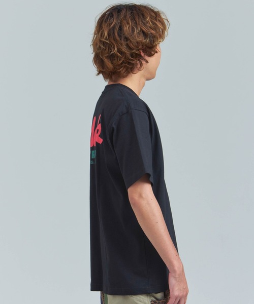 HOUSTON(ヒューストン)の「HOUSTON-MACKTRUCKS HEAVYWEIGHT PT TEE②(Tシャツ/カットソー・メンズ・ブラック/ホワイト・L/M)」の16枚目の写真