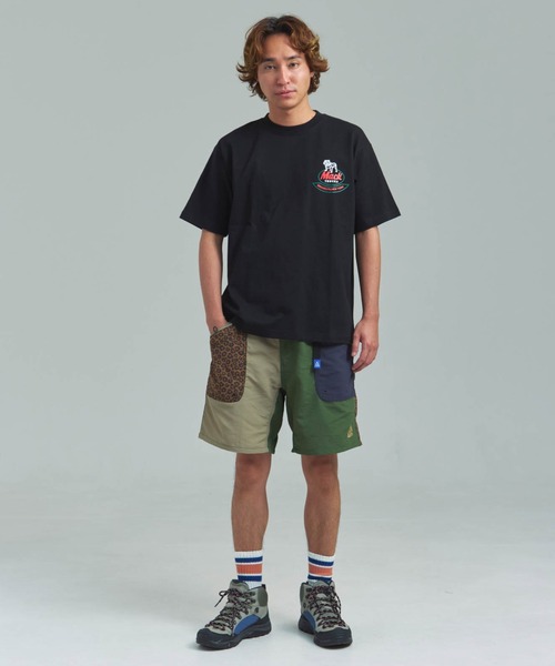 HOUSTON(ヒューストン)の「HOUSTON-MACKTRUCKS HEAVYWEIGHT PT TEE②(Tシャツ/カットソー・メンズ・ブラック/ホワイト・L/M)」の21枚目の写真